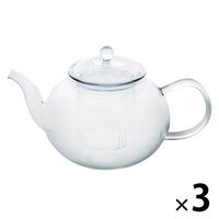 ワールド・クリエイト 耐熱ティーポット800ml 43887 1セット(3個)