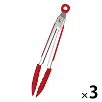 ワールド・クリエイト つかめるトングミニダークレッド 60033 1セット(3個)