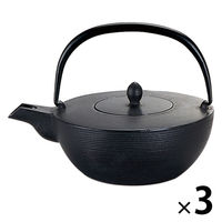 ワールド・クリエイト 糸目銚子 黒 鉄瓶 10073 1セット(3個)