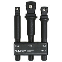 角利産業 SUNDRY 2wayソケットアダプター3本セット SDR-B03 1個（直送品）