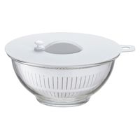 イシガキ 耐熱ガラス ボウル シリコン蓋 ザル 3点セット 15cm 900ml 4254 1個(3点)