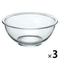 イシガキ 耐熱ガラス ボウル 18cm 1.5L 深型 3687 1セット(3個)