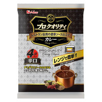ハウス食品　プロクオリティ　カレー　辛口（4袋入）　1個 レンジ対応