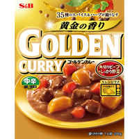 エスビー食品 S＆B ゴールデンカレーレトルト 中辛 1個 レンジ対応