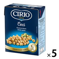 チェチ（ひよこ豆）の水煮 380g テトラ 5個 チリオ