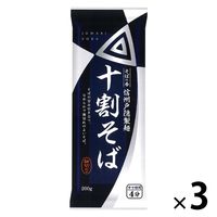 日清製粉ウェルナ そばの香 信州戸隠製麺 十割そば ×3個