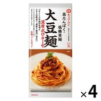 キッコーマン 大豆麺 濃厚ボロネーゼ 高たんぱく・低糖質麺 乾麺+ソースセット 1人前 1セット（4個）