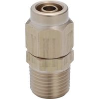 日本ピスコ PISCO ブラス製締付継手 ストレート NKC0860-02 1セット(10個) 124-1713（直送品）