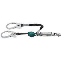 ジェフコム フルハーネス用ランヤード DB-HL-160MSW 1個 531-6326（直送品）