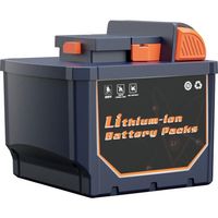 GーComin 充電式ポータブル投光器バッテリー ポータブルライトタワー TLー400専用バッテリー C-D24-100 1セット(2個)（直送品）