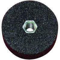 柳瀬 ヤナセ レジノイド砥石 ネジ付平型 A(黒) 65x19 BA6519N-A 1セット(50個) 418-0325（直送品）