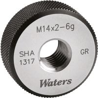 ノガ・ウォーターズ WATERS メートルねじ用リングゲージ(ISO=新JIS) WGRNR-M33X2.0 1式 208-8898（直送品）