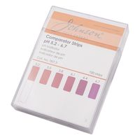 アズワン pH試験紙 PP(ポリプロピレン)スティックタイプ pH5.2~6.7 1箱(100枚入) 007.3 1箱(100枚)（直送品）