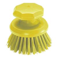 トラスト オールカラー ラウンドスクラブブラシ イエロー 1223605 1個 67-5743-78（直送品）