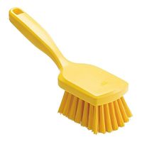 トラスト ショートハンドルブラシ ハード イエロー 1243605 1個 67-5743-93（直送品）