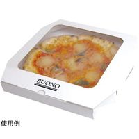 ヤマニパッケージ ピザ箱 ミエルピザ箱 12インチ 白ボーノ 160枚 10-351 1ケース(160枚) 67-7144-85（直送品）