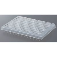 イナ・オプティカ PCR用96ウェルプレート 0.2mL 10枚入 3450-00 1箱(10枚) 67-3044-61（直送品）