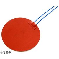 坂口電熱 シリコーンラバーヒーター サミコン230 丸型φ80 100V 50W SAM80M 1枚 67-6668-58（直送品）