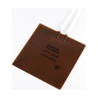 坂口電熱 ポリイミドヒーター サミコン PI型 内部リード 100×100 100V 100W PI-A1010 1枚 67-6668-78（直送品）