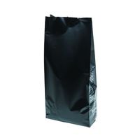 ヤマニパッケージ コーヒー用袋 インナーバルブ付 500g用 ガゼット袋 マット黒 1000枚 COT-909 1ケース(1000枚)（直送品）