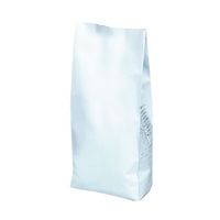 ヤマニパッケージ コーヒー用袋 インナーバルブ付 200g用 ガゼット袋 マット白 1000枚 COT-912 1ケース(1000枚)（直送品）