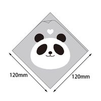 ヤマニパッケージ バーガー袋 シュー袋 パンダ 120角 5000枚 10-251 1ケース(5000枚) 67-7139-45（直送品）