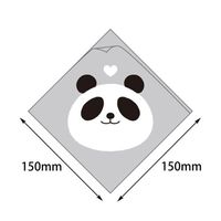 ヤマニパッケージ バーガー袋 シュー袋 パンダ 150角 5000枚 10-255 1ケース(5000枚) 67-7139-49（直送品）