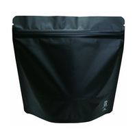 ヤマニパッケージ コーヒー用袋 アルミスタンドチャック袋 200g マット黒 バルブ無 500枚 COT-822N 1ケース(500枚)（直送品）