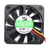 ワイドワーク DC12V小型ファン Lowスピード(50mm角・10mm厚) DA05010B12DF 1個 65-1329-70（直送品）