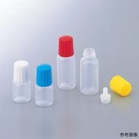 アズワン ケーエム化学 A点眼容器（未滅菌） 15mLセット 形状:楕円 キャップ色:黄 100個入 9-1412-04 1箱（100個）（直送品）
