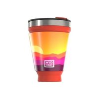 Pangaea 折り畳みタンブラー サンレッド TU01SR 1個 65-2351-86（直送品）