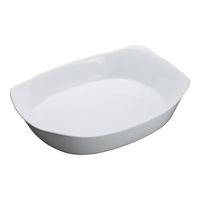 ARC International スマートキュイジーヌ カリーヌ 耐熱皿 レクタングル 34×25cm 65-3880-23 1個（直送品）