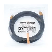 ホーリック HDMIケーブル 4m メッシュケーブル ゴールド HDM40-523GB 1本 65-1793-46（直送品）