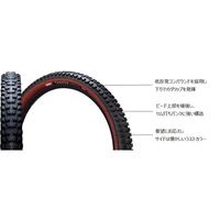 井上ゴム工業 IRC タイヤ TANKEN GEKKOTA TLR 27.5×2.6 ラストカラー 190606 1本（直送品）