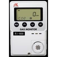 理研計器 CO2モニター RI-600 AC100V 0-2000PPMシヨウ 1台（直送品）