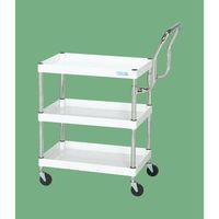 サカエ CSパールワゴン(軽量・ハイタイプ取手) CSP-6073LHTW 1台（直送品）