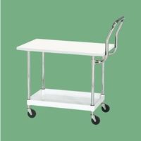 サカエ CSパールワゴン(軽量・天板付・ハイタイプ取手) CSP-7561LVHTW 1台（直送品）