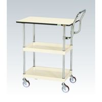 サカエ CSパールワゴン(軽量・天板付・ハイタイプ取手) CSP-7572LPHTNUI 1台（直送品）