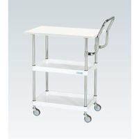 サカエ CSパールワゴン(軽量・天板付・ハイタイプ取手) CSP-7572LVHTNUW 1台（直送品）