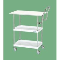 サカエ CSパールワゴン(軽量・天板付・ハイタイプ取手) CSP-9082LVHTNUW 1台（直送品）