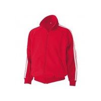 マスダ ニットジャケット レッド×ホワイト L J-333-N12-L 1枚（直送品）