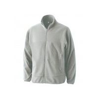 マスダ フリースジャケット ライトグレー S FJ-7000-F09-S 1枚（直送品）