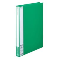 キングジム ユーズナブルクリアーファイル40P 緑 133USWミト 1セット(5冊)（直送品）