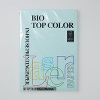 伊東屋 バイオトップカラーA4(100枚入) BT107 ブルー 1セット(1パック×3)