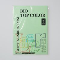 伊東屋 バイオトップカラーA4(100枚入) BT106 ミディアムグリーン 1セット(1パック×3)