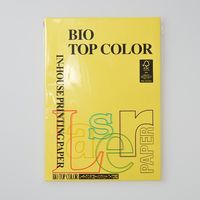 伊東屋 バイオトップカラーA4 80g 100枚 BT112 カナリーイエロー 1セット(1パック×3)