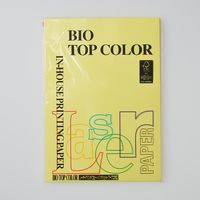伊東屋 バイオトップカラーA4 80g 100枚 BT127 レモン 1セット(1パック×3)