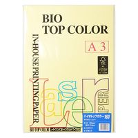 伊東屋 バイオトップカラーA3 160g 50枚 BT453 イエロー 1セット(1パック×2)