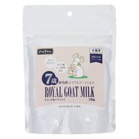 ヤギミルク オランダ産 7歳からのロイヤルゴートミルク スプーン付き 130g 1袋 ペットプロ 犬猫用