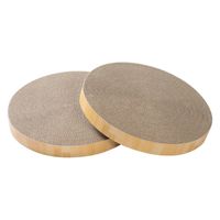 バリバリボウルタワーレギュラー 交換用つめとぎ 2個パック ライトブラウン 1個 猫壱